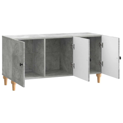 vidaXL TV Cabinet Concrete Grey 99 x 34.5 x 50 cm Engineered Wood
