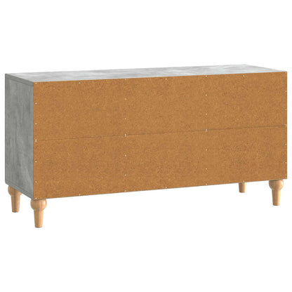 vidaXL TV Cabinet Concrete Grey 99 x 34.5 x 50 cm Engineered Wood
