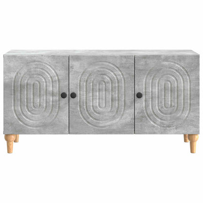 vidaXL TV Cabinet Concrete Grey 99 x 34.5 x 50 cm Engineered Wood