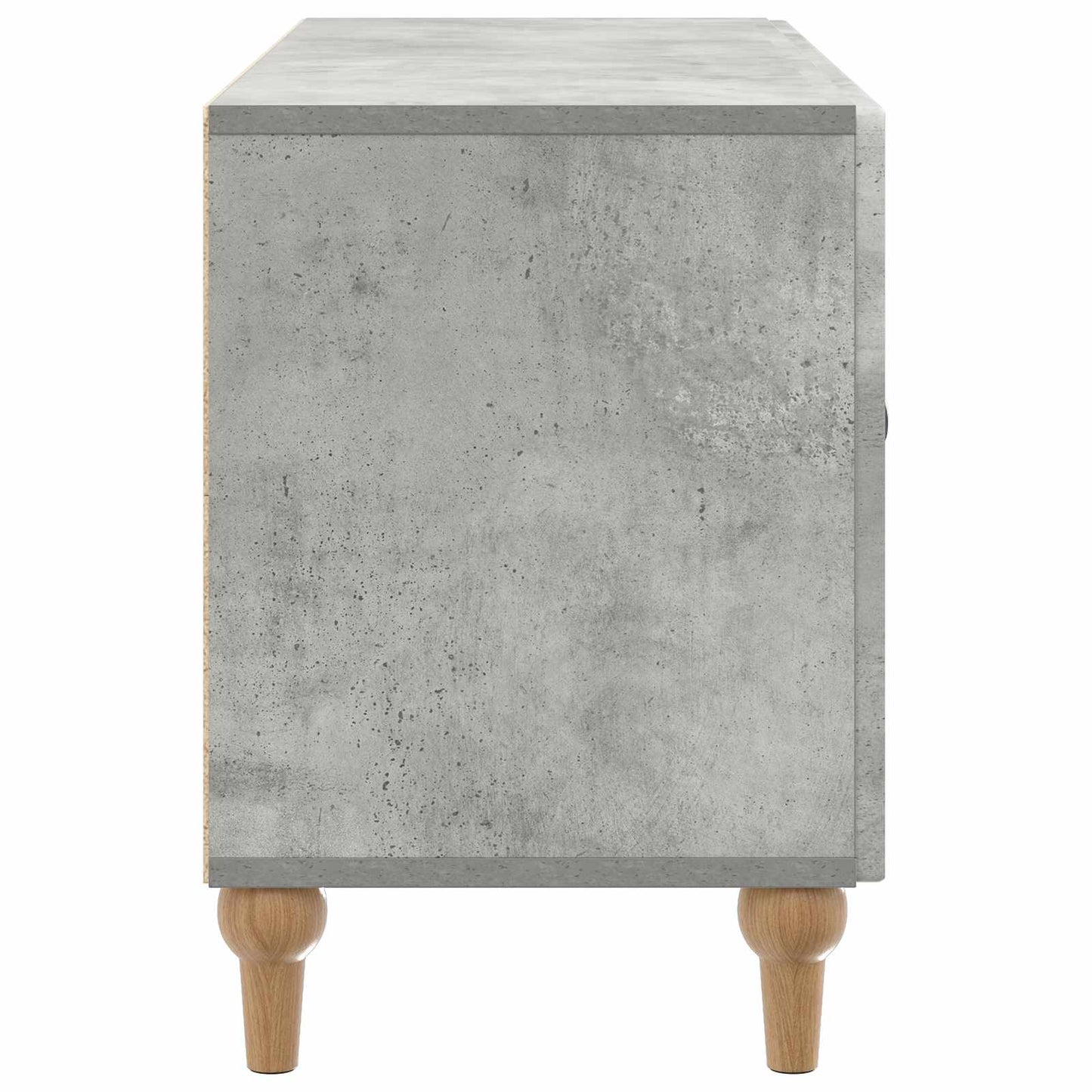 vidaXL TV Cabinet Concrete Grey 99 x 34.5 x 50 cm Engineered Wood