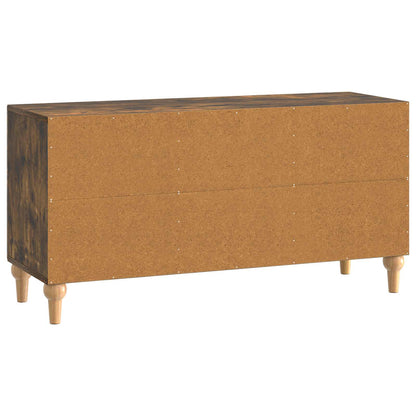 vidaXL TV Cabinet Smoked Oak 99 x 34.5 x 50 cm Engineered Wood