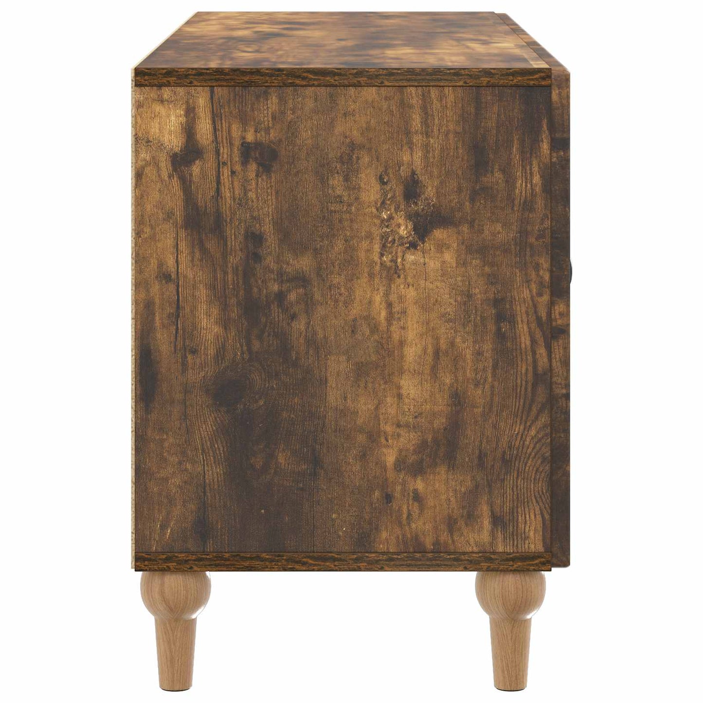 vidaXL TV Cabinet Smoked Oak 99 x 34.5 x 50 cm Engineered Wood