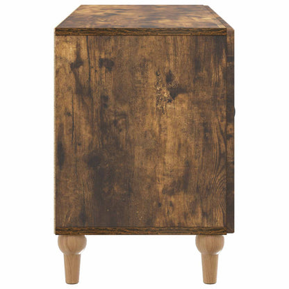 vidaXL TV Cabinet Smoked Oak 99 x 34.5 x 50 cm Engineered Wood