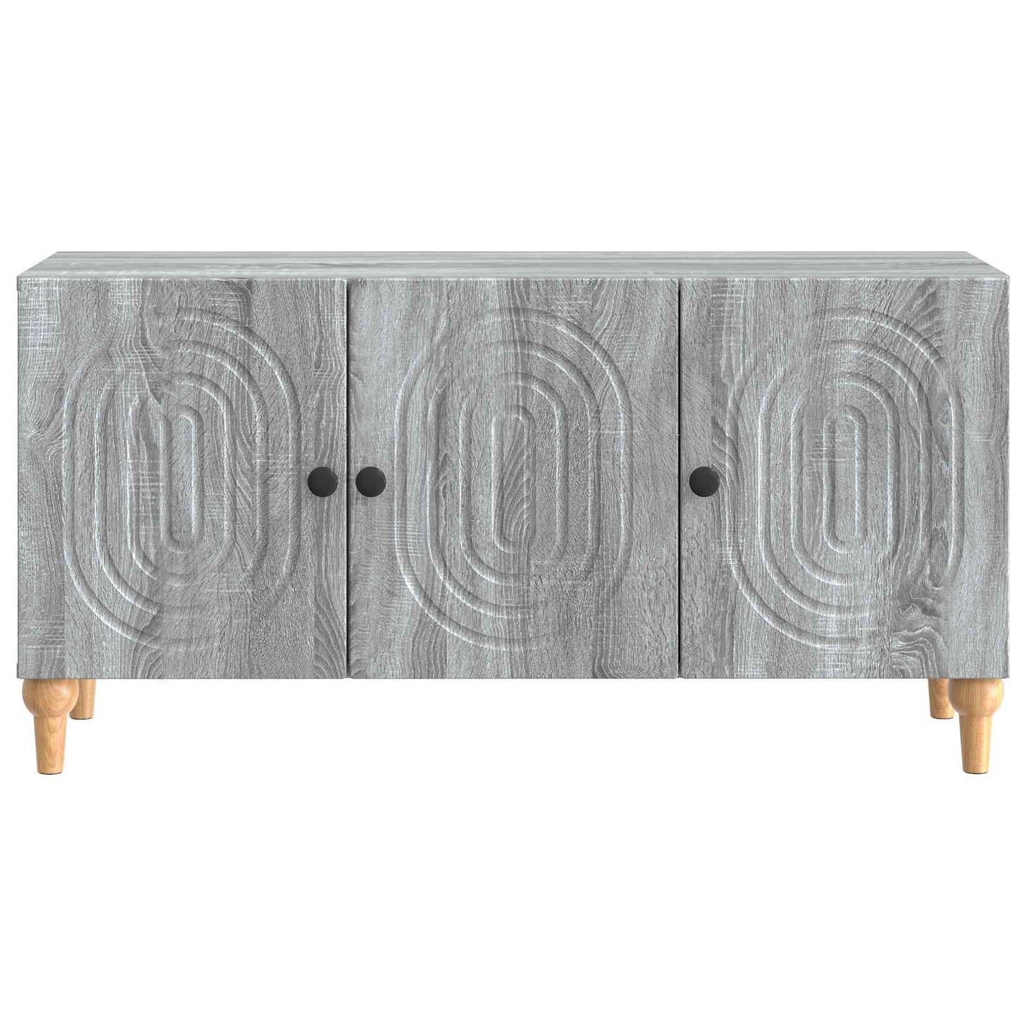 vidaXL TV Cabinet Grey Sonoma 99 x 34.5 x 50 cm Engineered Wood