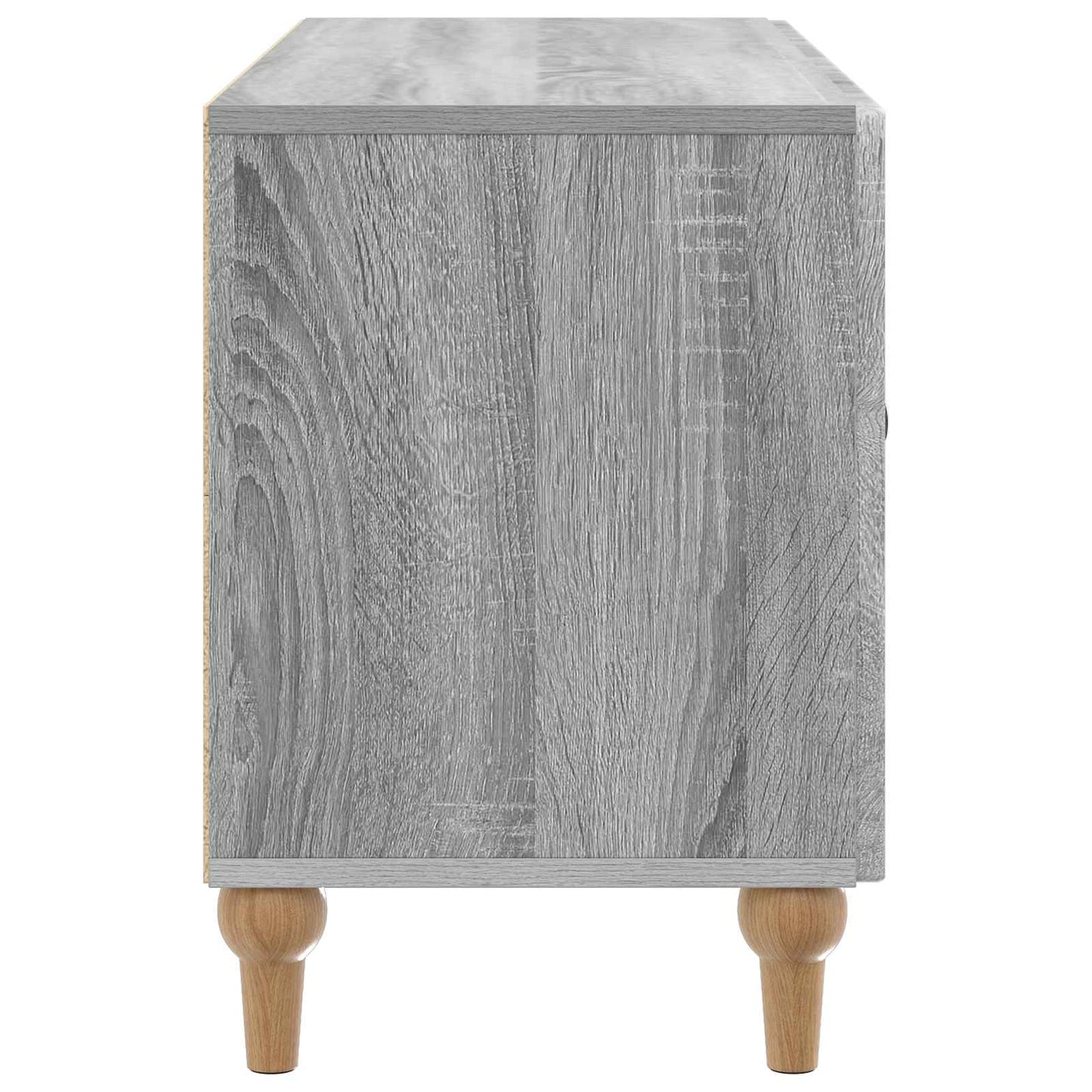 vidaXL TV Cabinet Grey Sonoma 99 x 34.5 x 50 cm Engineered Wood