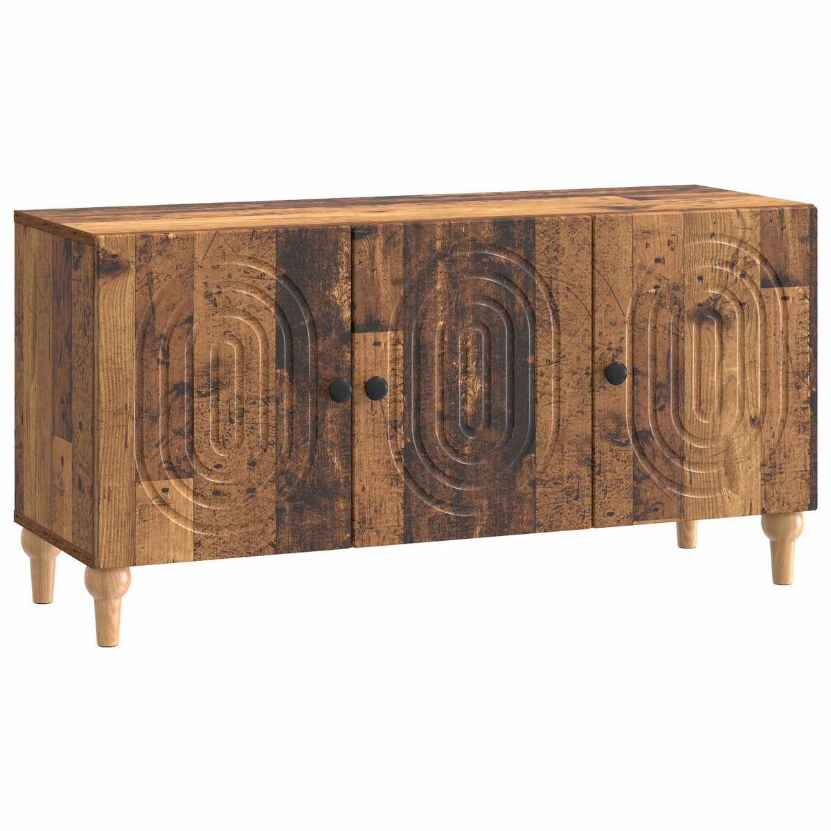 vidaXL TV Cabinet 99 x 34.5 x 50 cm Old Wood Engineered Wood