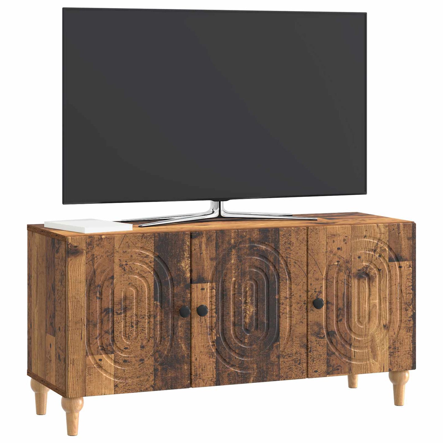 vidaXL TV Cabinet Old Wood 99 x 34.5 x 50 cm Engineered Wood