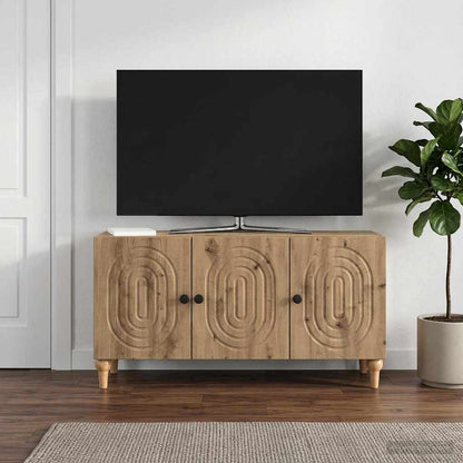 vidaXL TV Cabinet 99 x 34.5 x 50 cm Artisan Oak Engineered Wood