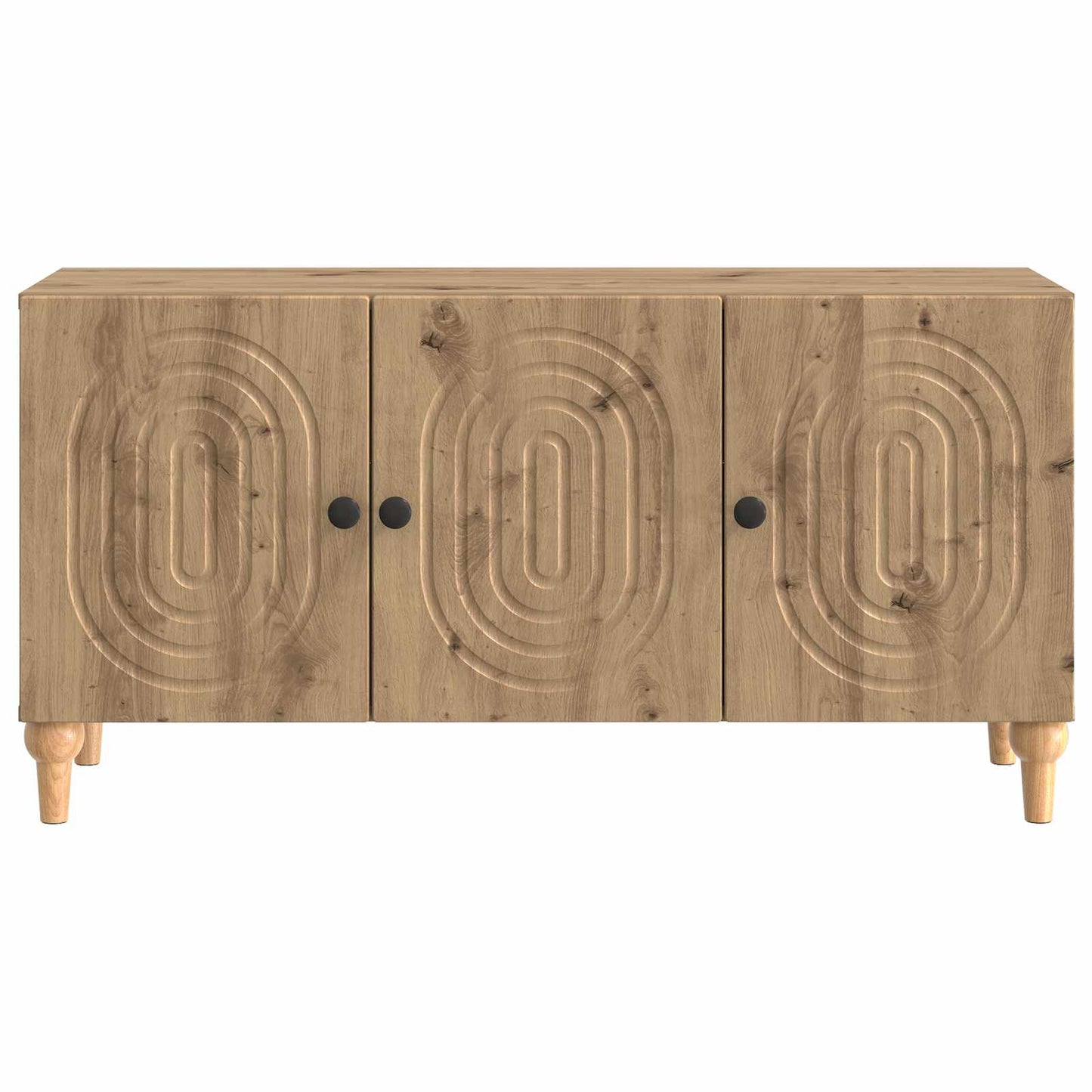 vidaXL TV Cabinet Artisan Oak 99 x 34.5 x 50 cm Engineered Wood