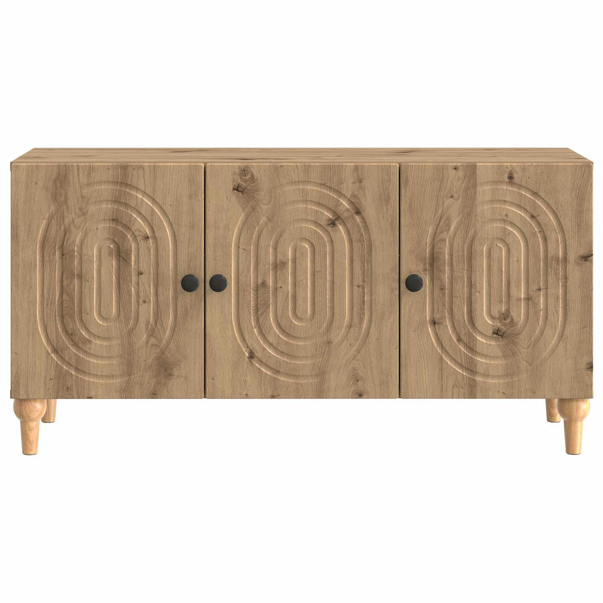 vidaXL TV Cabinet 99 x 34.5 x 50 cm Artisan Oak Engineered Wood