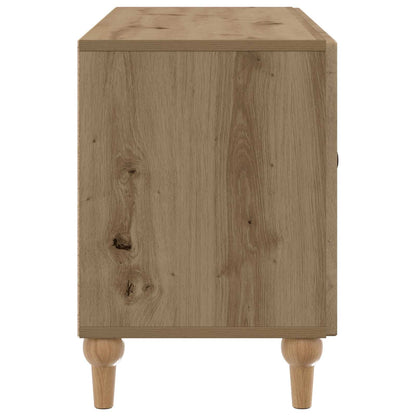 vidaXL TV Cabinet Artisan Oak 99 x 34.5 x 50 cm Engineered Wood