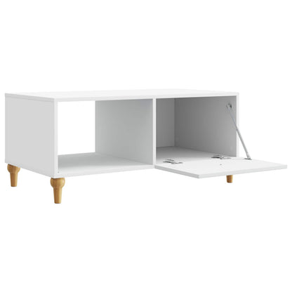 vidaXL Coffee Table White 90 x 50 x 40 cm Engineered Wood