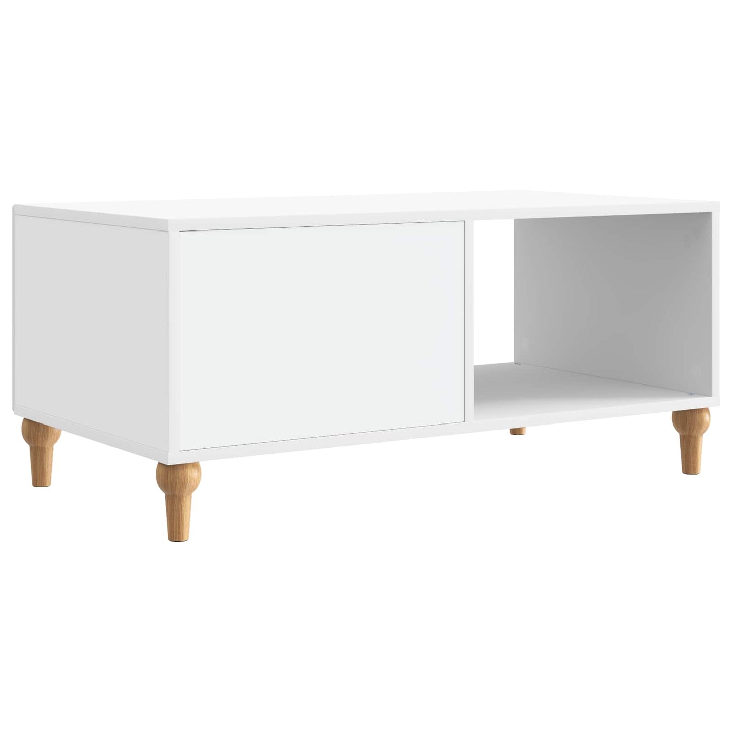 vidaXL Coffee Table White 90 x 50 x 40 cm Engineered Wood