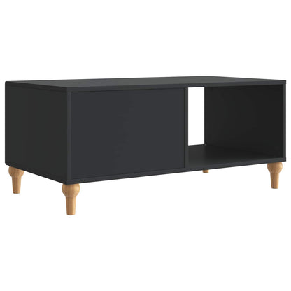 vidaXL Coffee Table Black 90 x 50 x 40 cm Engineered Wood