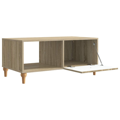 vidaXL Coffee Table Sonoma Oak 90 x 50 x 40 cm Engineered Wood