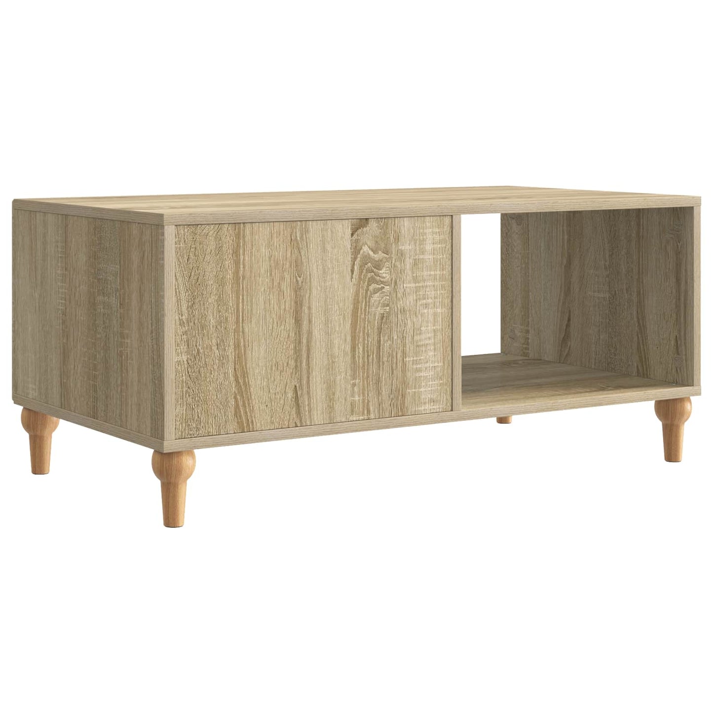 vidaXL Coffee Table Sonoma Oak 90 x 50 x 40 cm Engineered Wood