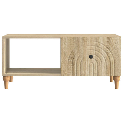 vidaXL Coffee Table Sonoma Oak 90 x 50 x 40 cm Engineered Wood