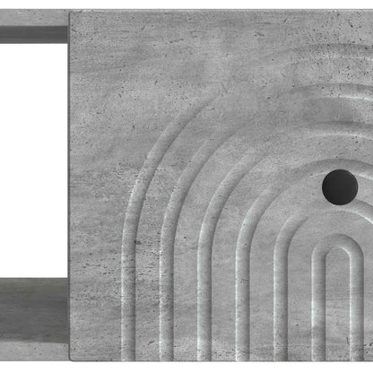 vidaXL Coffee Table Concrete Grey 90 x 50 x 40 cm Engineered Wood