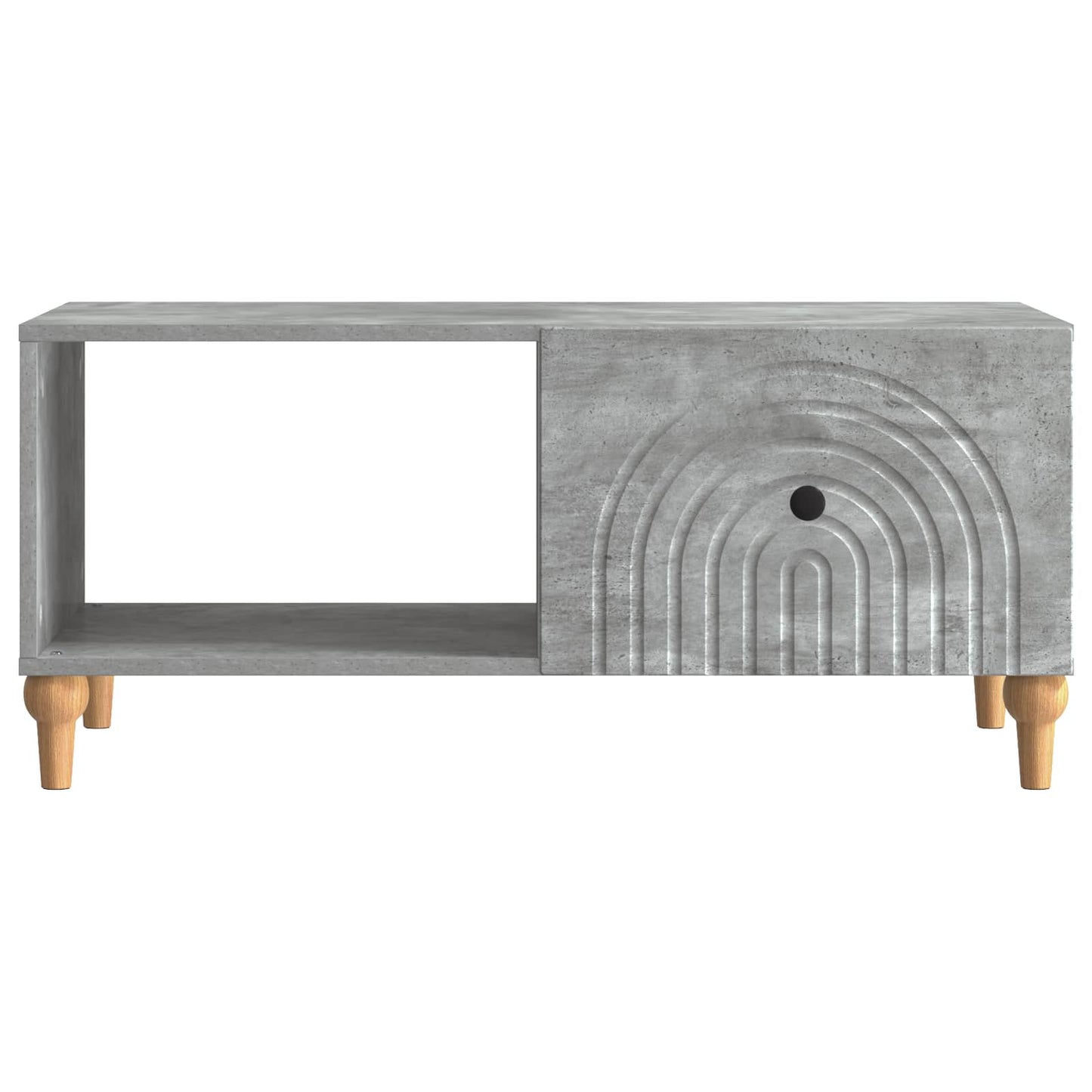 vidaXL Coffee Table Concrete Grey 90 x 50 x 40 cm Engineered Wood