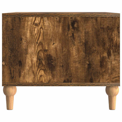 vidaXL Coffee Table Smoked Oak 90 x 50 x 40 cm Engineered Wood