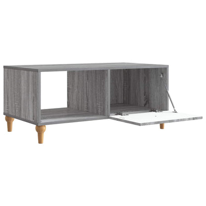 vidaXL Coffee Table Grey Sonoma 90 x 50 x 40 cm Engineered Wood