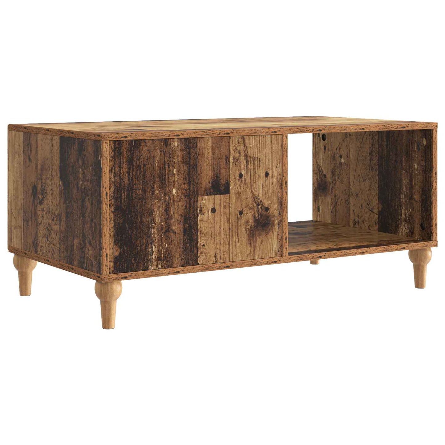 vidaXL Coffee Table Old Wood 90 x 50 x 40 cm Engineered Wood