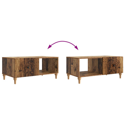 vidaXL Coffee Table Old Wood 90 x 50 x 40 cm Engineered Wood