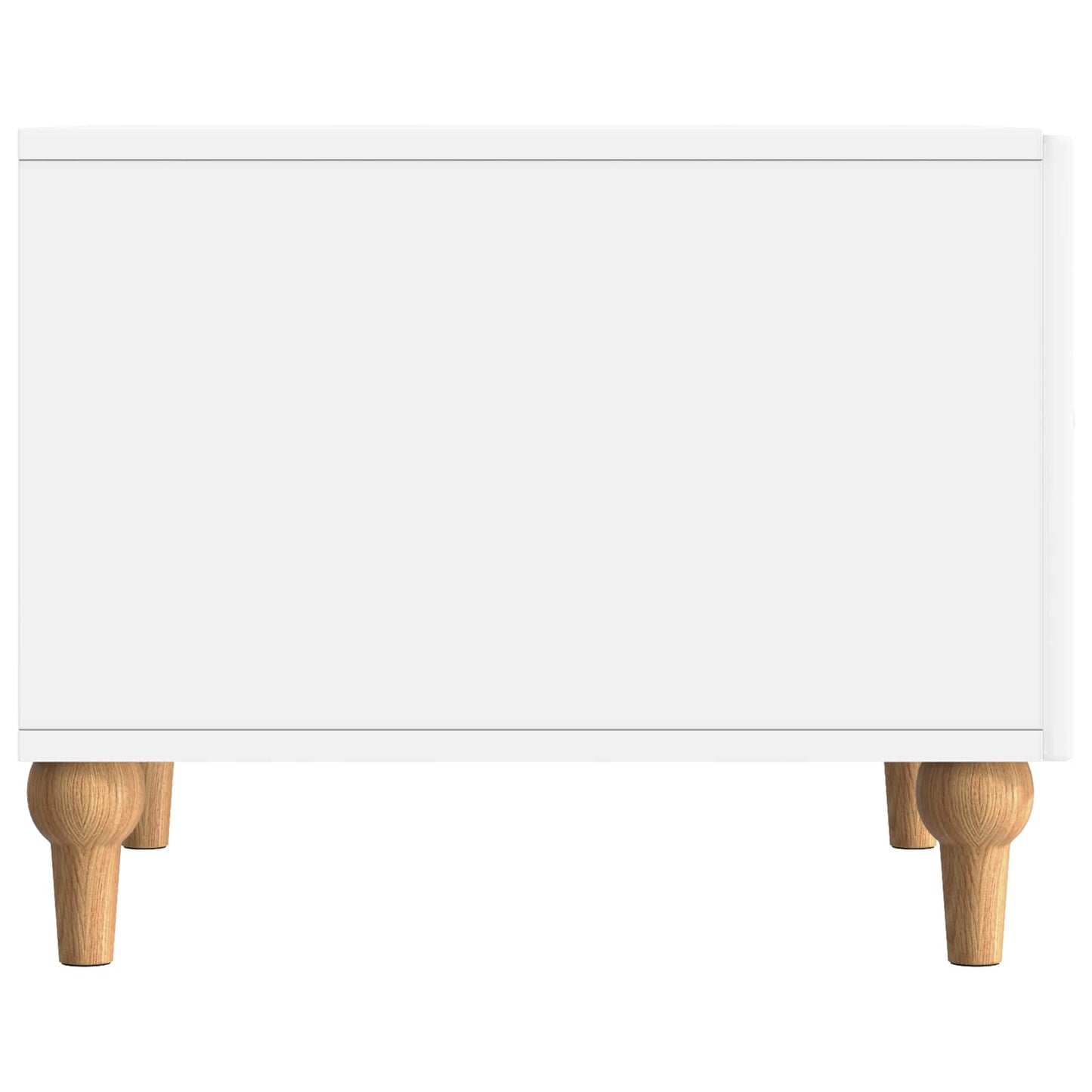 vidaXL Coffee Table with Drawer White 49 x 50 x 40 cm Engineered Wood