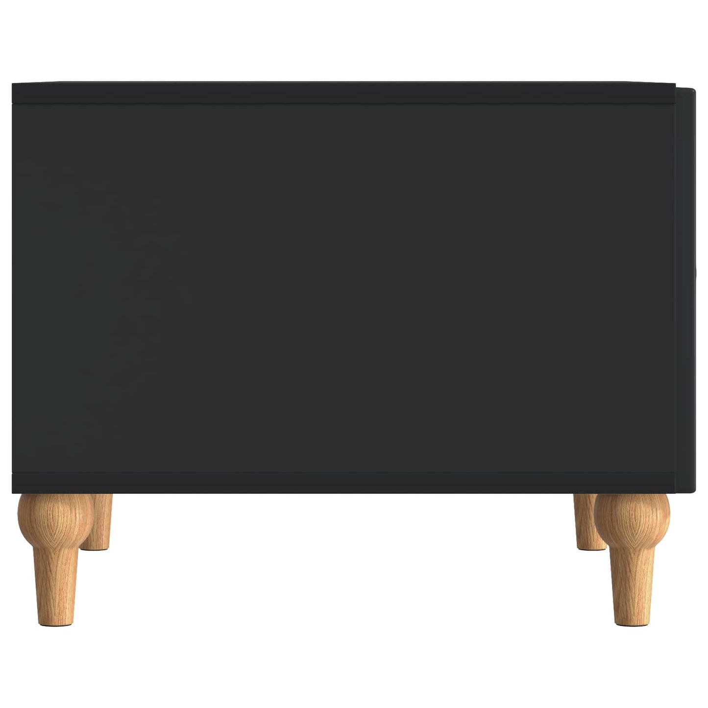 vidaXL Coffee Table with Drawer Black 49 x 50 x 40 cm Engineered Wood