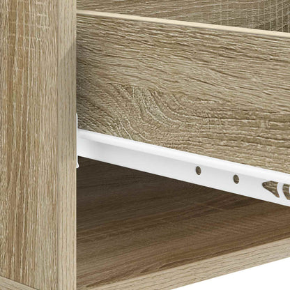 vidaXL Coffee Table Sonoma Oak 49 x 50 x 40 cm Engineered Wood