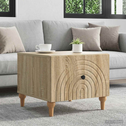 vidaXL Coffee Table Sonoma Oak 49 x 50 x 40 cm Engineered Wood