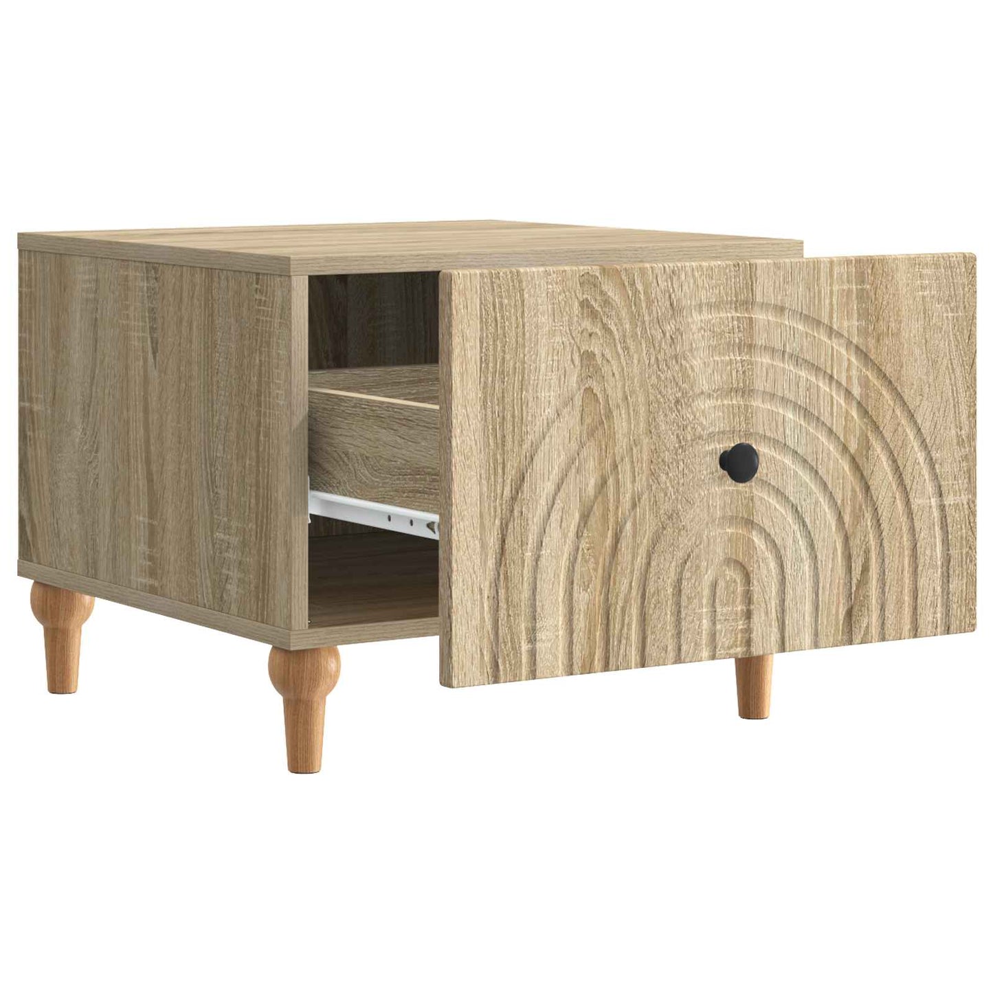 vidaXL Coffee Table Sonoma Oak 49 x 50 x 40 cm Engineered Wood