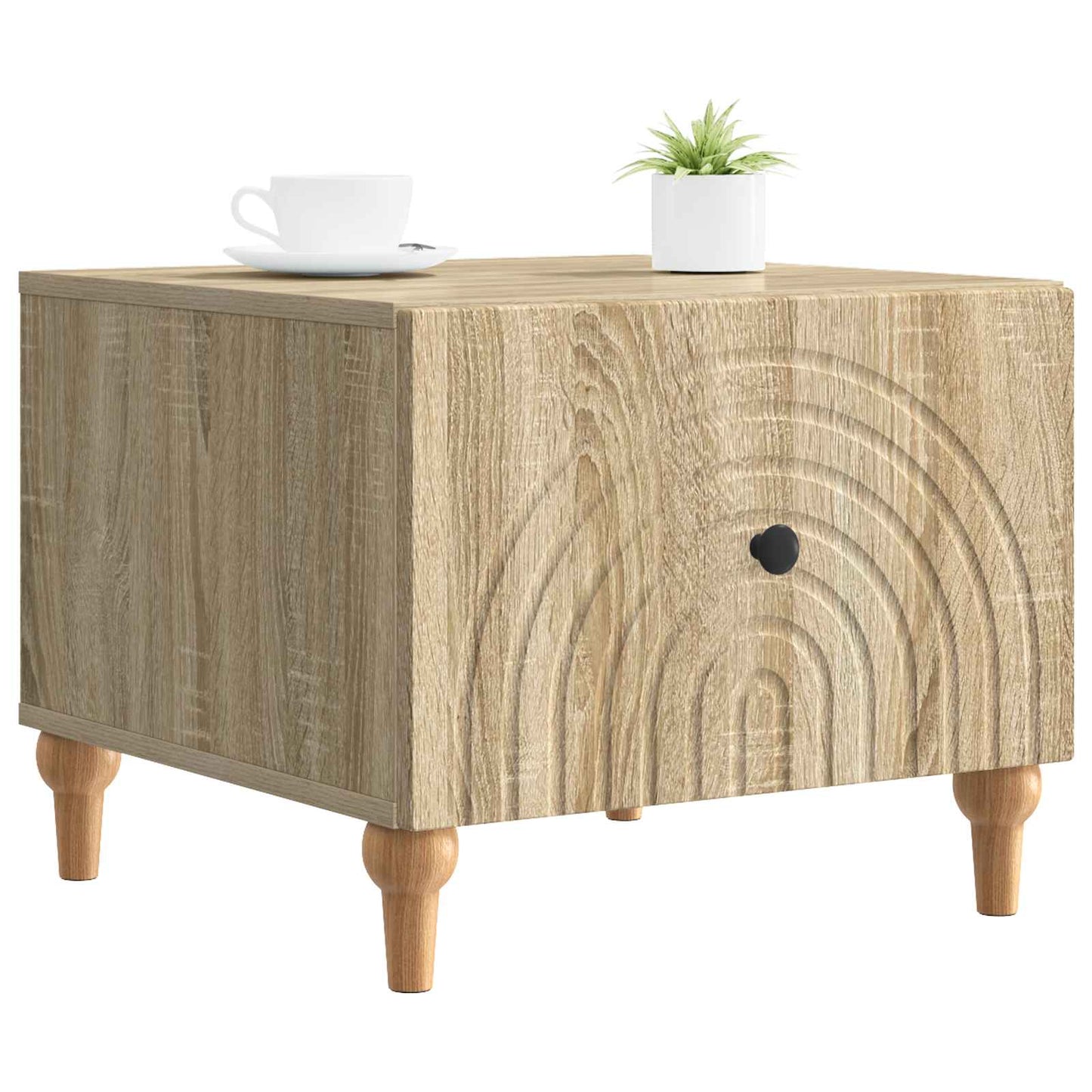 vidaXL Coffee Table Sonoma Oak 49 x 50 x 40 cm Engineered Wood