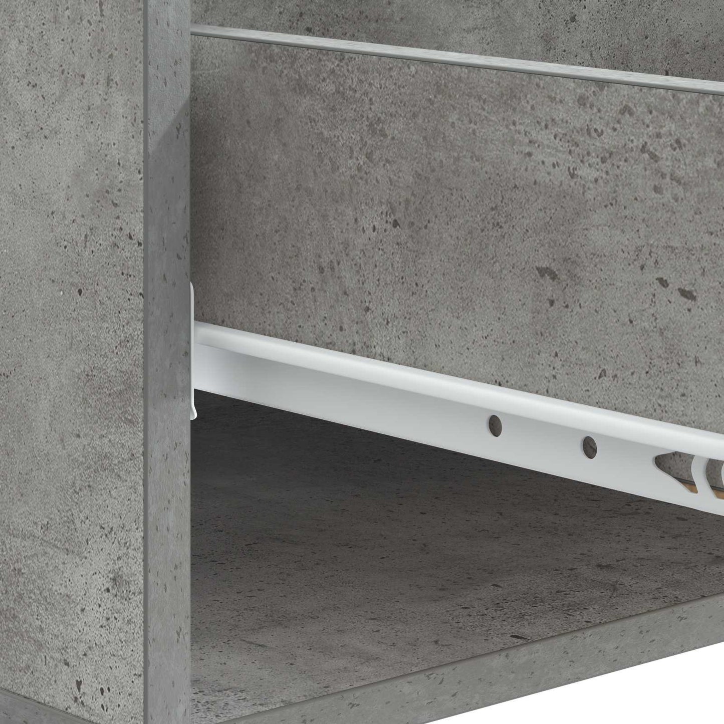 vidaXL Coffee Table Concrete Grey 49 x 50 x 40 cm Engineered Wood