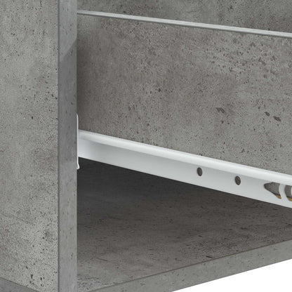 vidaXL Coffee Table Concrete Grey 49 x 50 x 40 cm Engineered Wood
