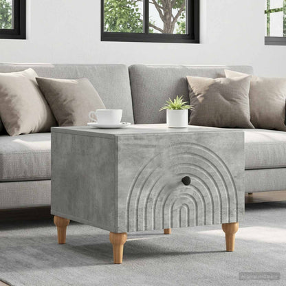 vidaXL Coffee Table Concrete Grey 49 x 50 x 40 cm Engineered Wood