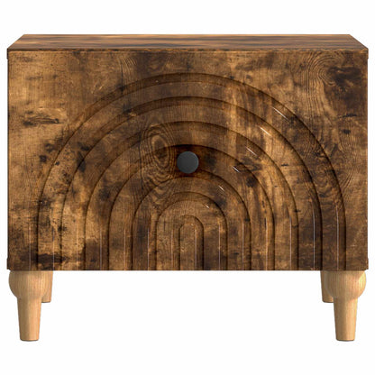 vidaXL Coffee Table Smoked Oak 49 x 50 x 40 cm Engineered Wood