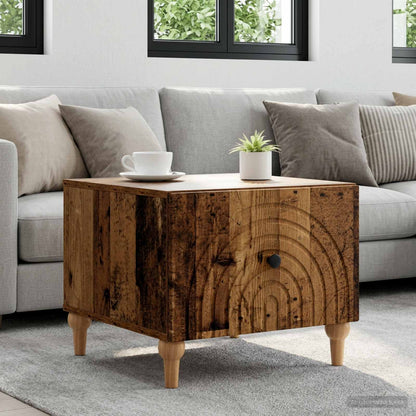vidaXL Coffee Table Old Wood 49 x 50 x 40 cm Engineered Wood