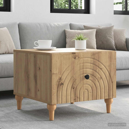 vidaXL Coffee Table Artisan Oak 49 x 50 x 40 cm Engineered Wood
