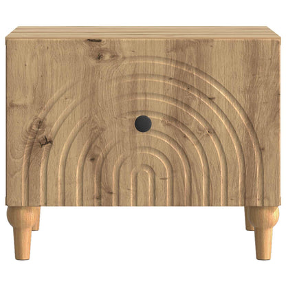vidaXL Coffee Table Artisan Oak 49 x 50 x 40 cm Engineered Wood
