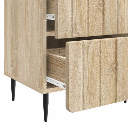 vidaXL Bedside Cabinet 2 pcs Sonoma Oak 43 x 34.5 x 49.5 cm