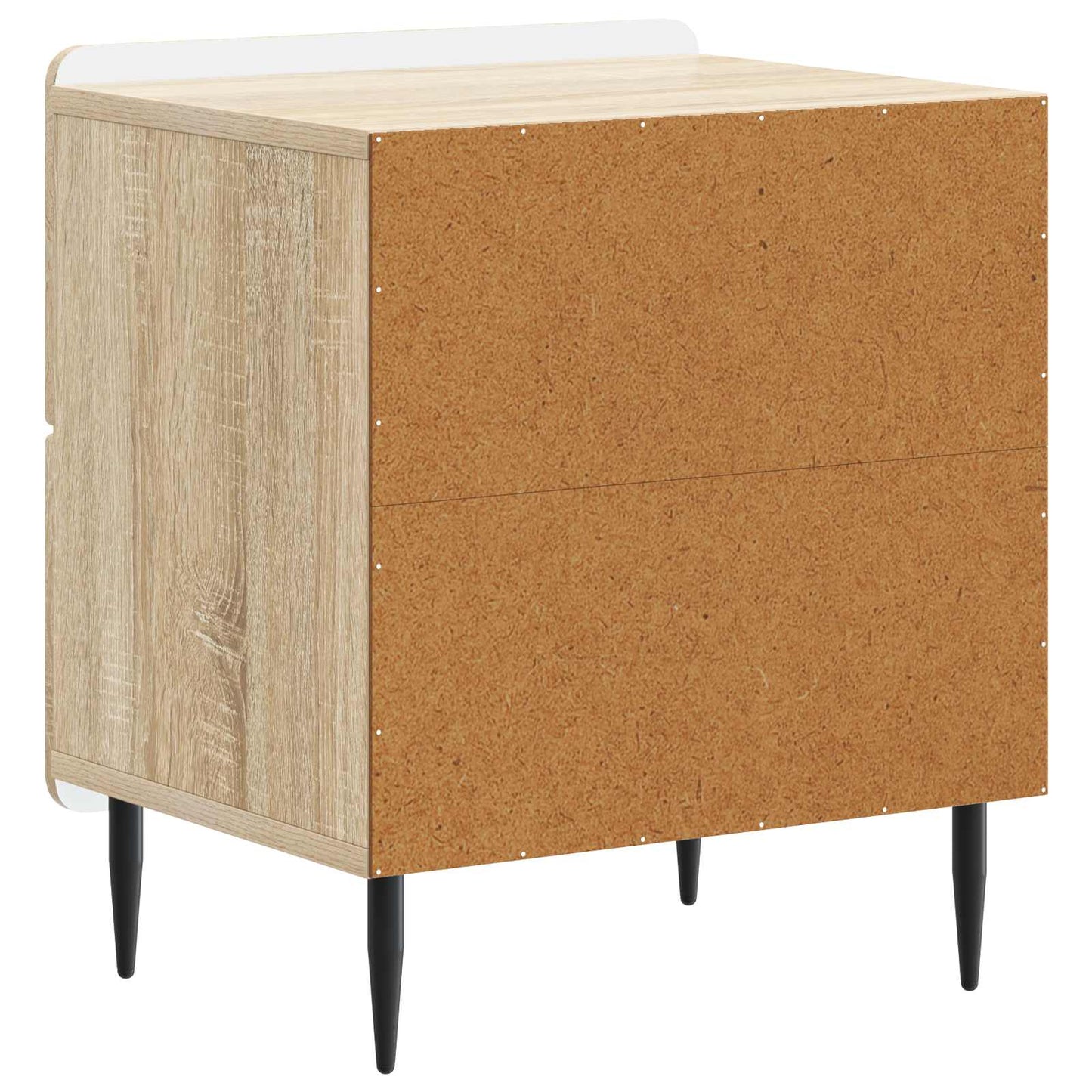 vidaXL Bedside Cabinet 2 pcs Sonoma Oak 43 x 34.5 x 49.5 cm