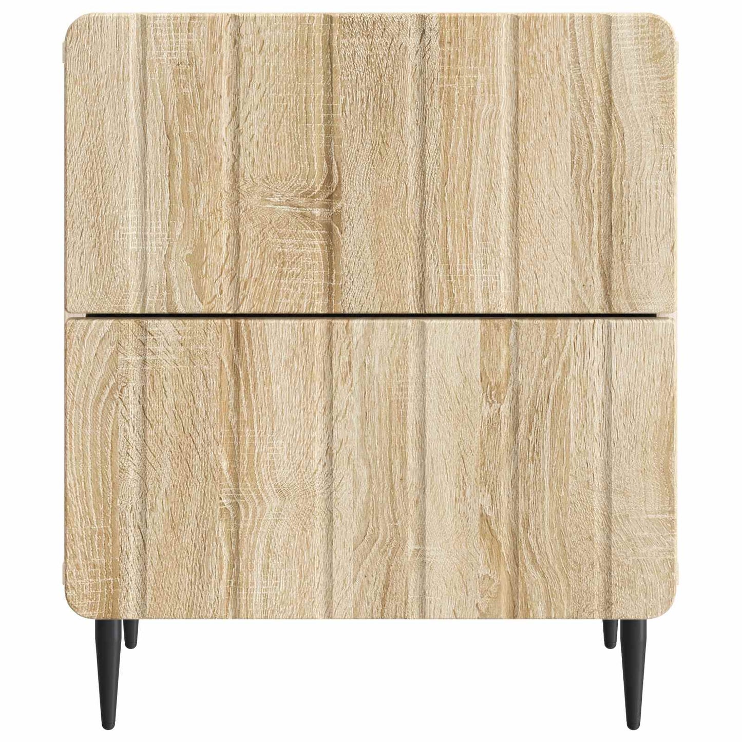 vidaXL Bedside Cabinet 2 pcs Sonoma Oak 43 x 34.5 x 49.5 cm