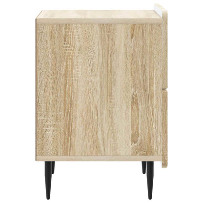 vidaXL Bedside Cabinet 2 pcs Sonoma Oak 43 x 34.5 x 49.5 cm