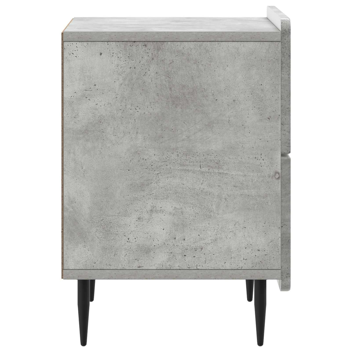 vidaXL Bedside Cabinet Concrete Grey 43 x 34.5 x 49.5 cm