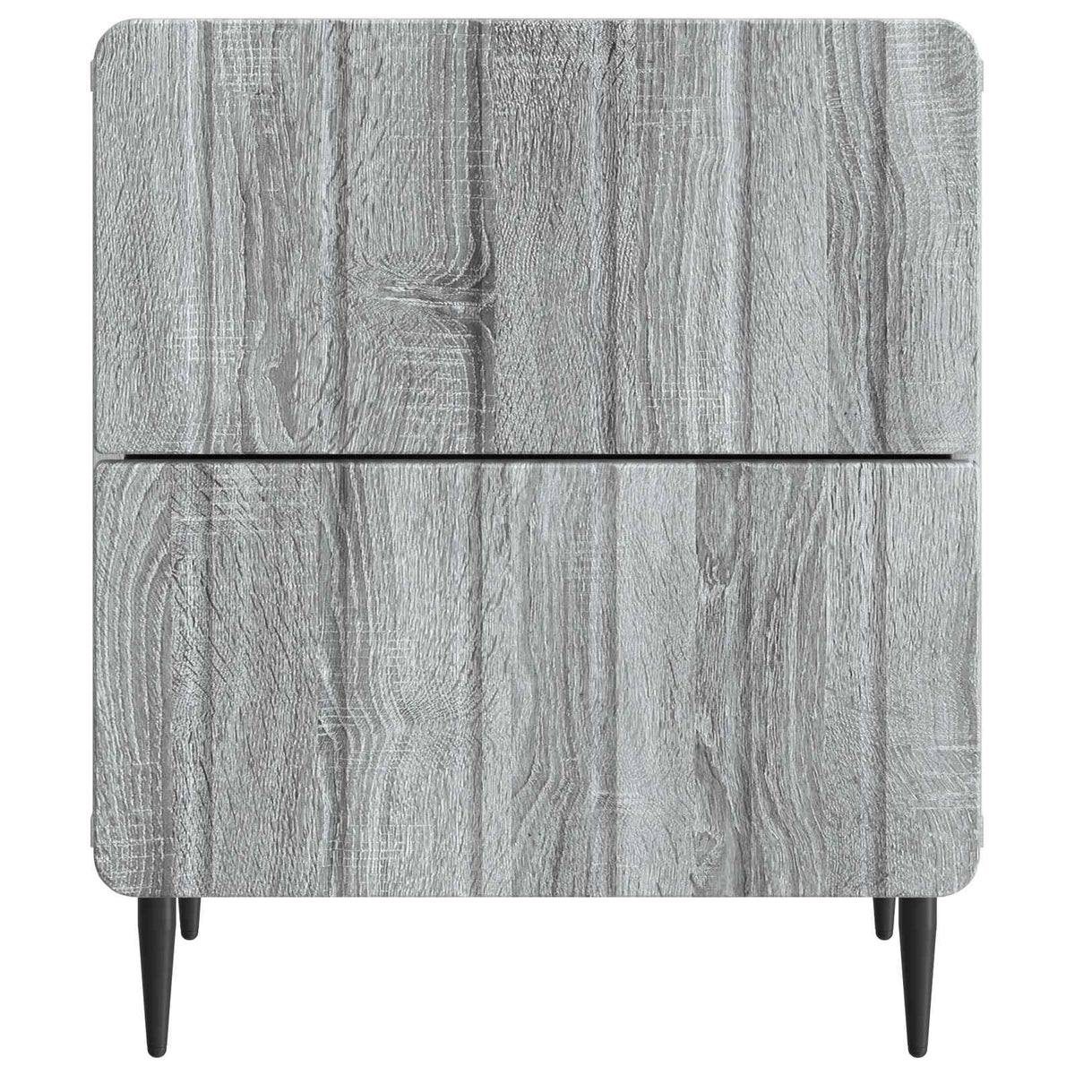 vidaXL Bedside Cabinet Grey Sonoma 43 x 34.5 x 49.5 cm Engineered Wood
