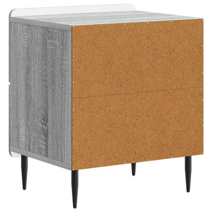 vidaXL Bedside Cabinet 2 pcs Grey Sonoma 43 x 34.5 x 49.5 cm
