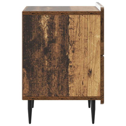 vidaXL Bedside Cabinet Old Wood 43 x 34.5 x 49.5 cm Engineered Wood