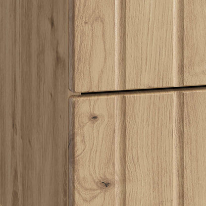 vidaXL Bedside Cabinet Artisan Oak 43 x 34.5 x 49.5 cm Engineered Wood