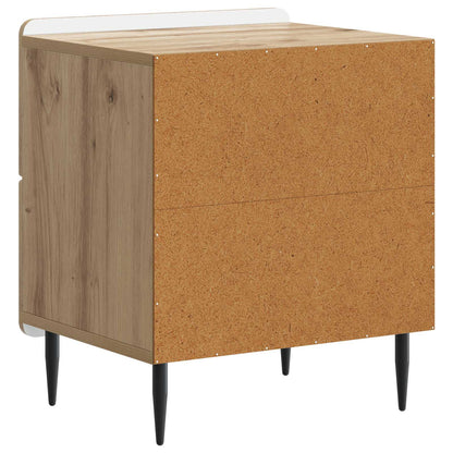 vidaXL Bedside Cabinet Artisan Oak 43 x 34.5 x 49.5 cm Engineered Wood